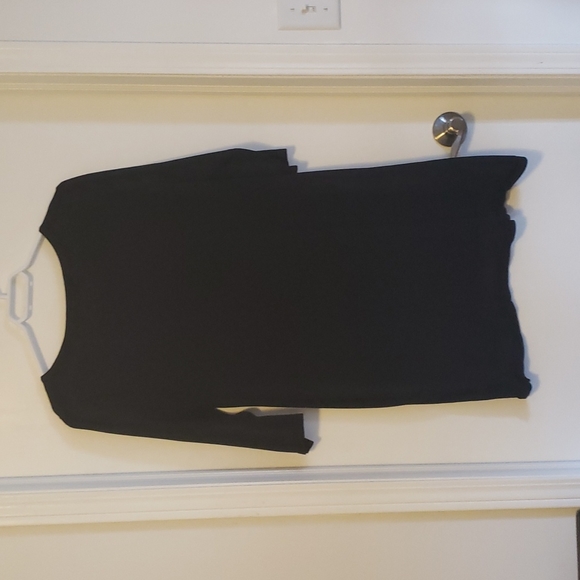 Sweater dress in black and tan. Size xl - Picture 3 of 7